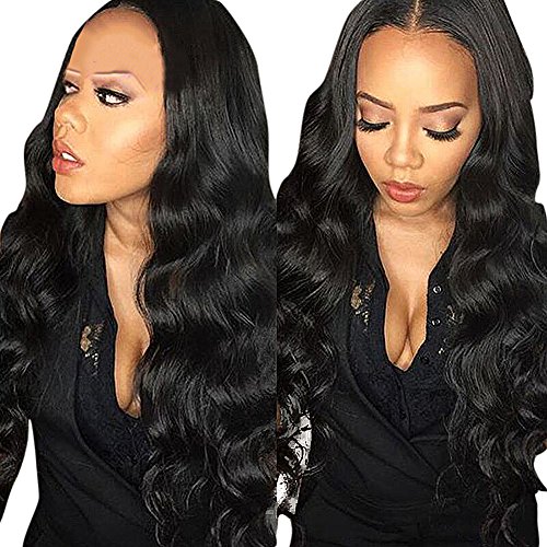 Full Lace Perruque cheveux humains brésiliens corps ondulés à densité 130% pour femmes noires