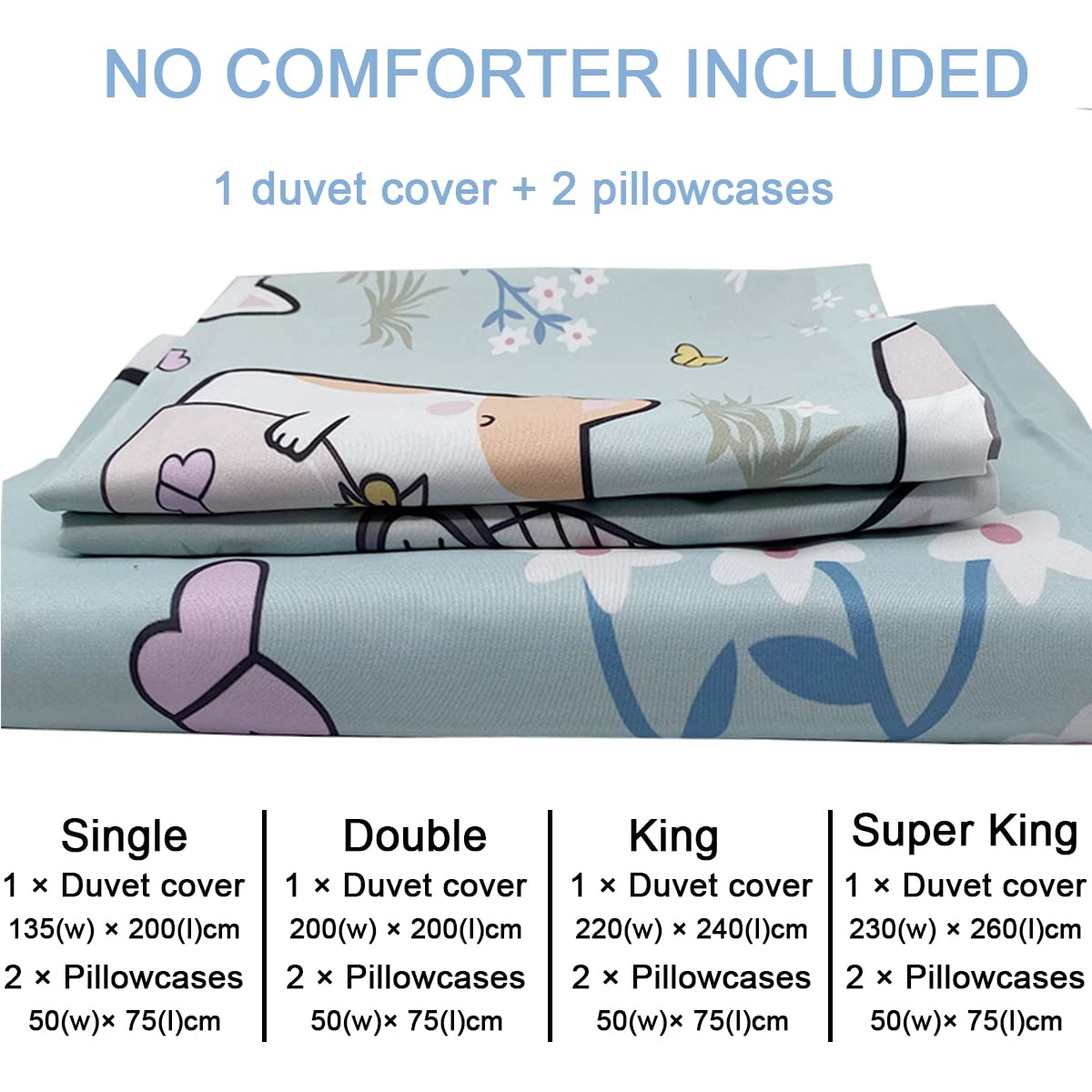 Chickw11 Set Copripiumino 3D, Gatto Gattino Stampa Set di Biancheria da Letto 3 Pezzi con Copripiumino e Federa (50x75cm) per Letto Singolo Matrimoniale King (Gatto Nero,200x230cm