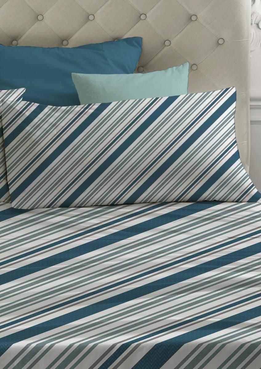 Set Lenzuola Matrimoniali Laura Biagiotti - Percalle Di Cotone 100%, Ricamo, Colore Tortora - Foto 8