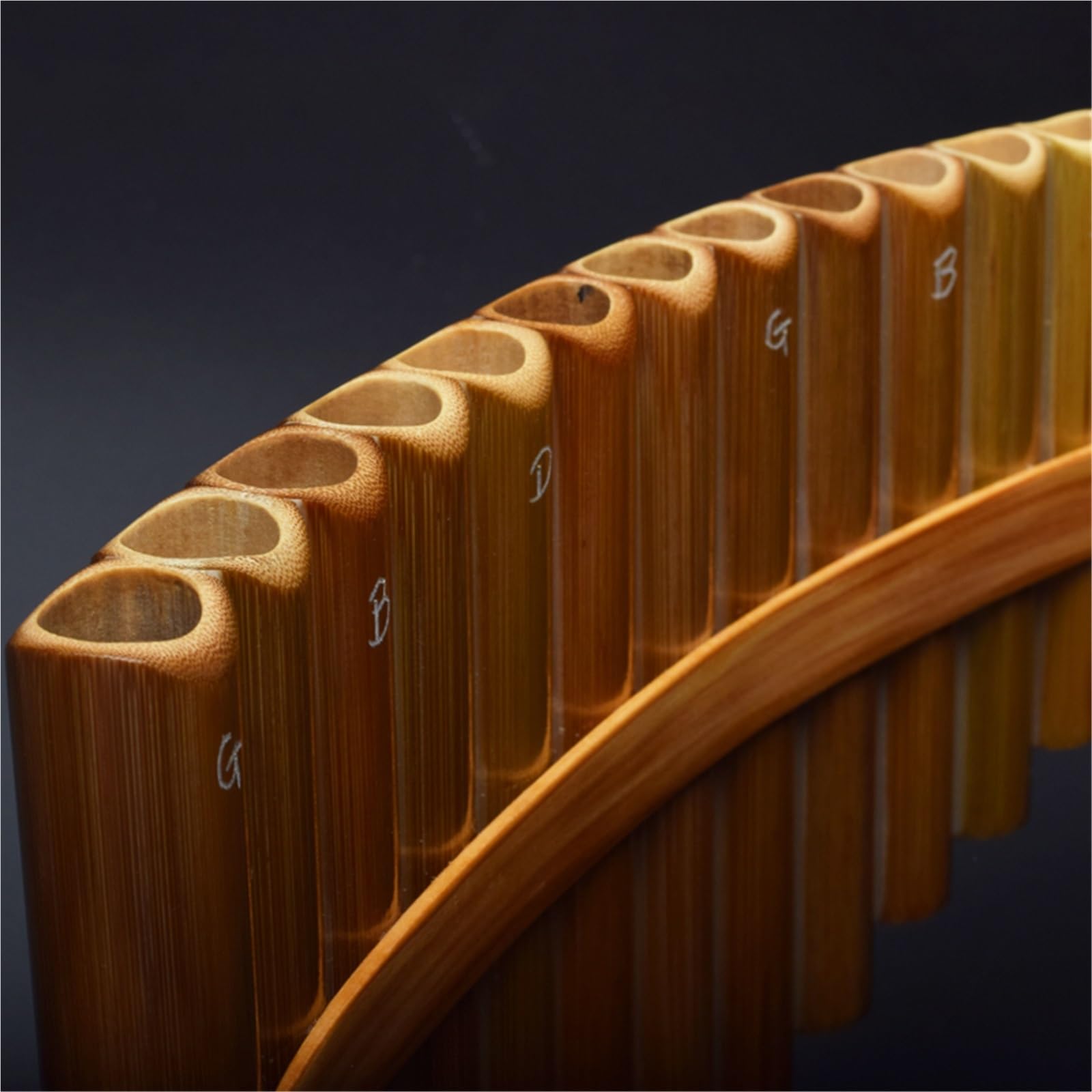 Flûte De Pan En Bambou Amer À 22 Tubes Flûte De Pan Professionnelle Pour Gaucher Flûte De Pan Pour Débutant Adulte Air CFG(C)