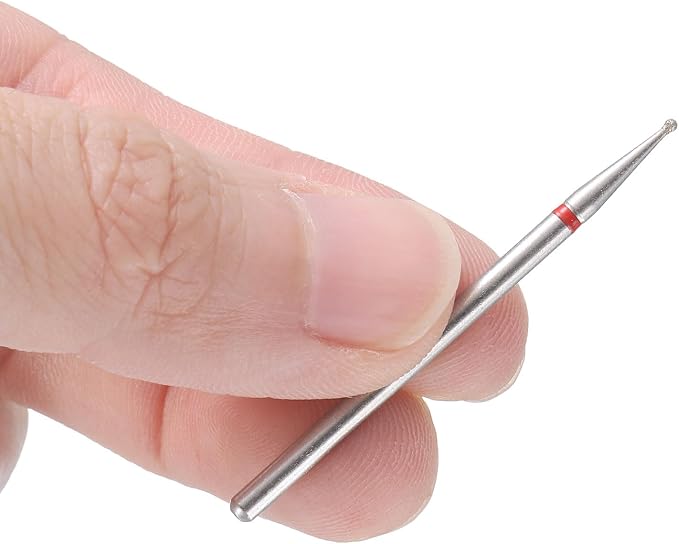 6 piezas punta diamantada 1 mm para lijado y pulido miniatura 5