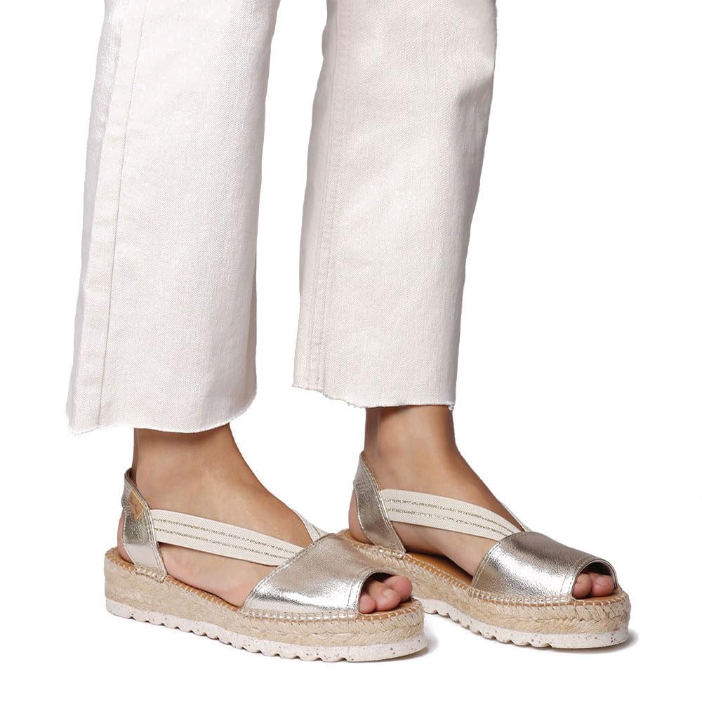TONI PONS ESTEL-SW - Alpargata para Mujer en Tonos Lisos elaborada en Piel.