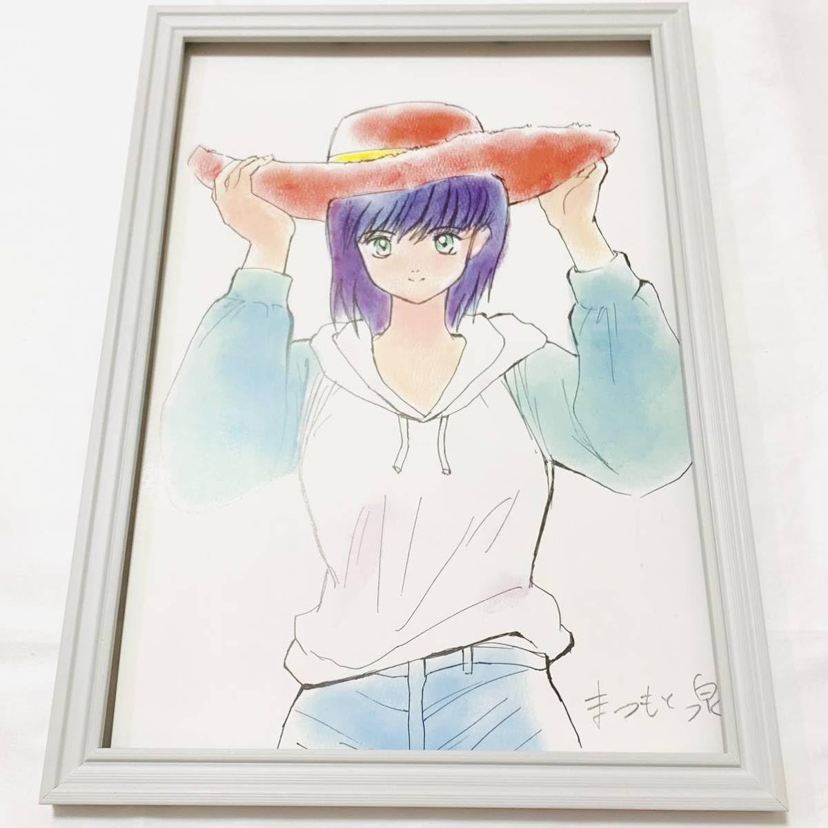 きまぐれオレンジロード　ポスター　Ａ1サイズ Amazon.co.jp: きまぐれオレンジロード イラスト 額装品 A4