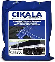 Lona para Caminhão 2x2 M Azul CK600 Micras em PVC Emborrachado – Impermeável, Meia Argola Resistência e Segurança para Grandes Cargas