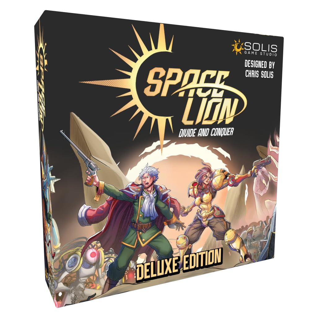 Space Lion: Divide and Conquer (Deluxe Edition) | Strategy Card Game | Battle Royale | 1 to 5 Players | Teens and Adults | Card Sequencing | Rad SciFi Battles!