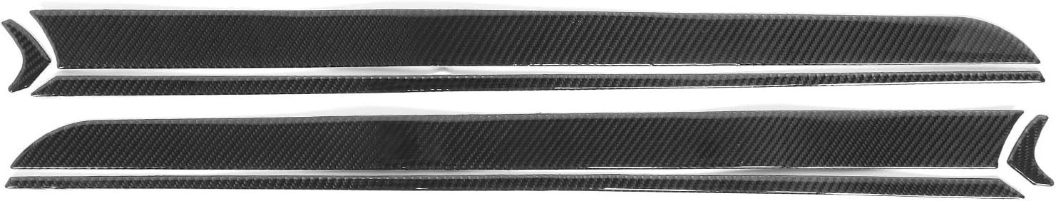 Carbon Fiber Door Panel Trim 6PCS Interior Trim for Lancer 2008-2016
