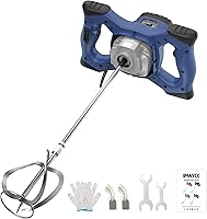 IMAYCC 2100W Handheld Cement Mixer - 6-Speed Portable Concrete Drill for Mortar, Plaster, Grout, Paint & Mud