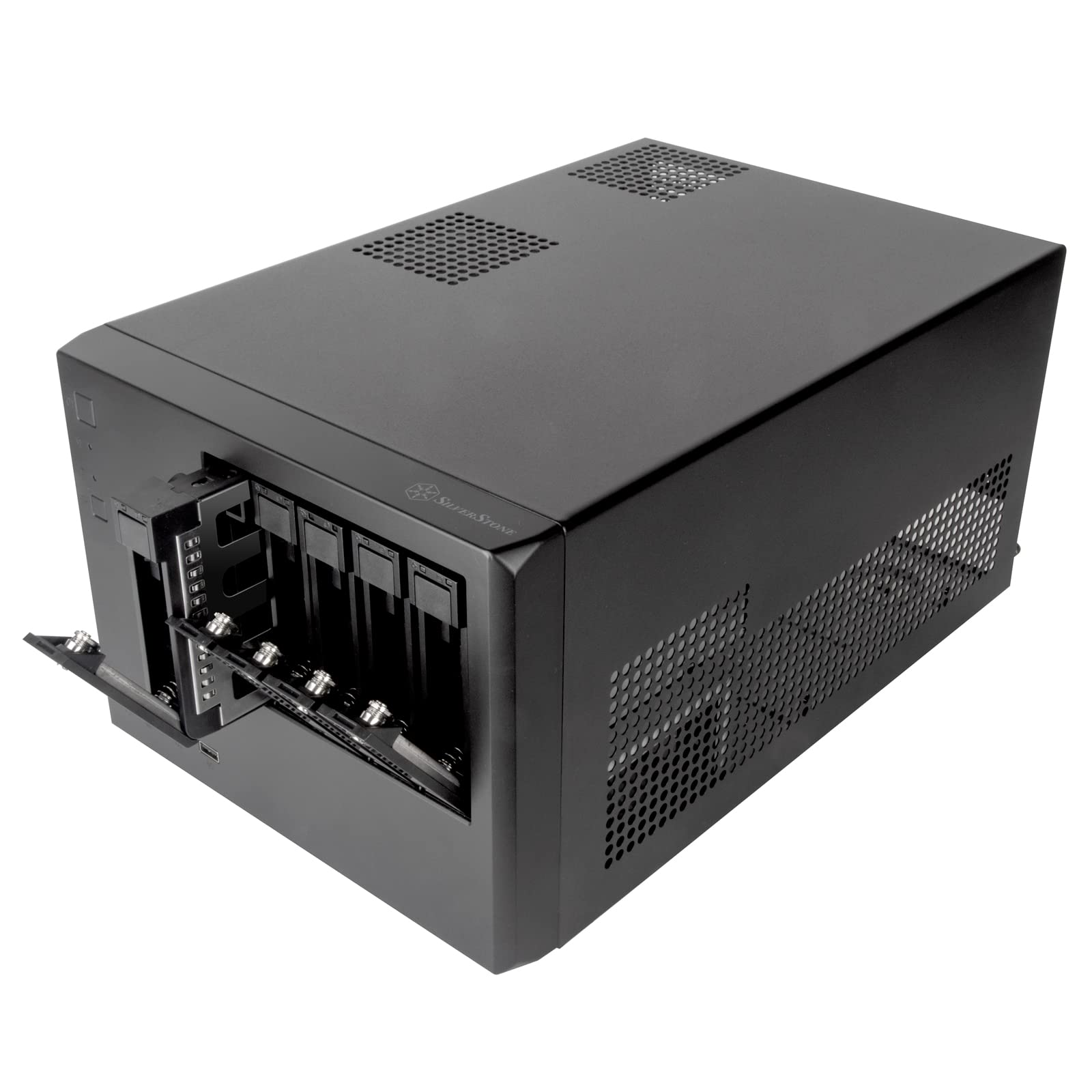 SilverStone Technology CS351 5-Bay SAS-12G / SATA-6G hot-swappable high Performance NAS Chassis, SST-CS351B