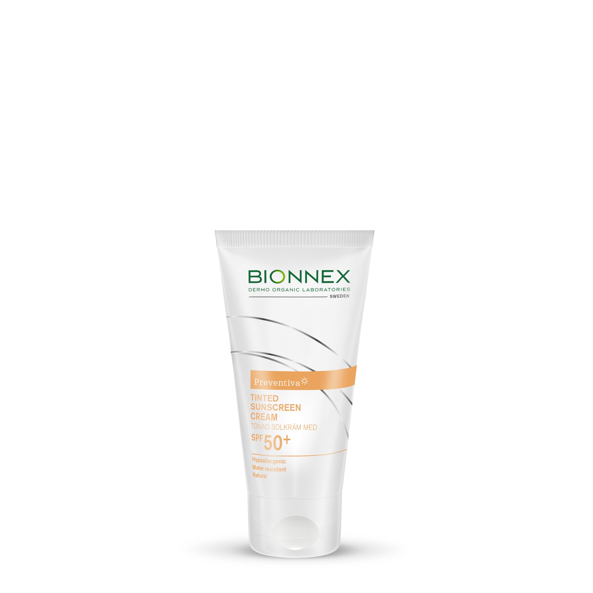 BionnexPreventiva Tinted Sunscreen Cream SPF 50+ - Broad-Spectrum Sunblock with Hordeum Vulgare & Vitamin E – Conceals Imperfections & Controls Shine – For All Skin Types – 50 ML