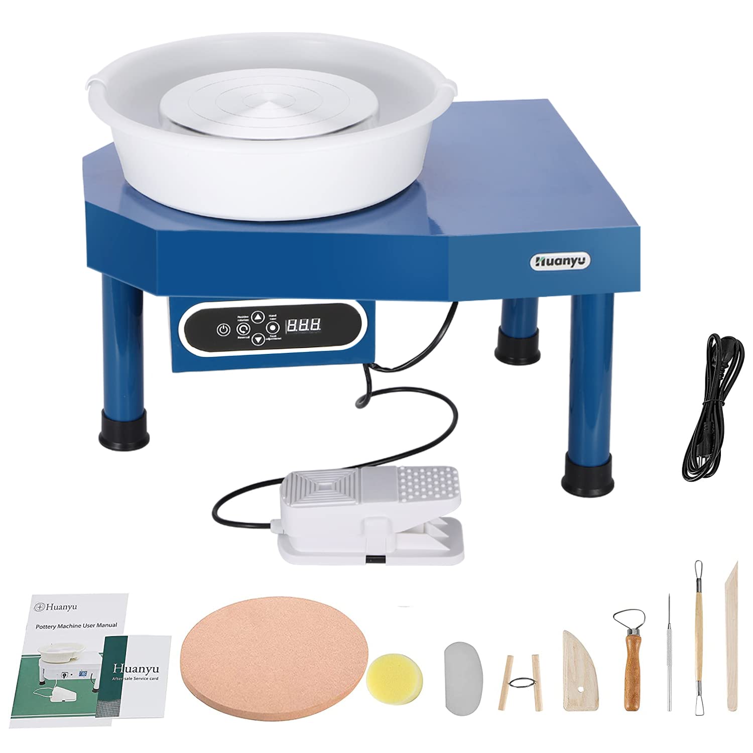 Buy Huanyu Pottery Machine Ceramic Machine Pottery Wheel 250W 30CM