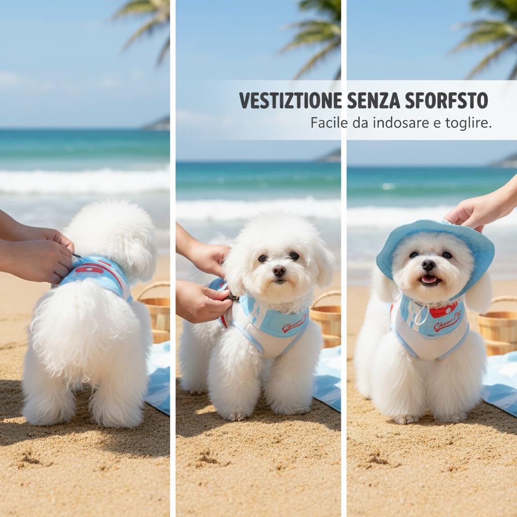 Vêtement Rafraîchissant Chien, Style 1