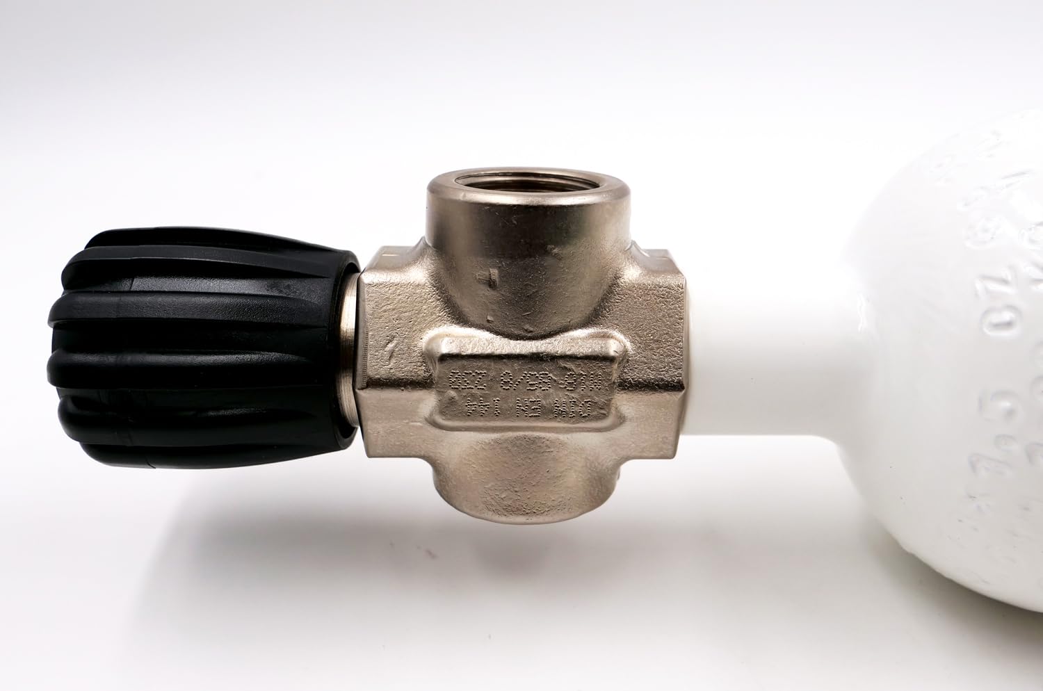 Bouteille de plongée 1 l 200 bar complète avec valve