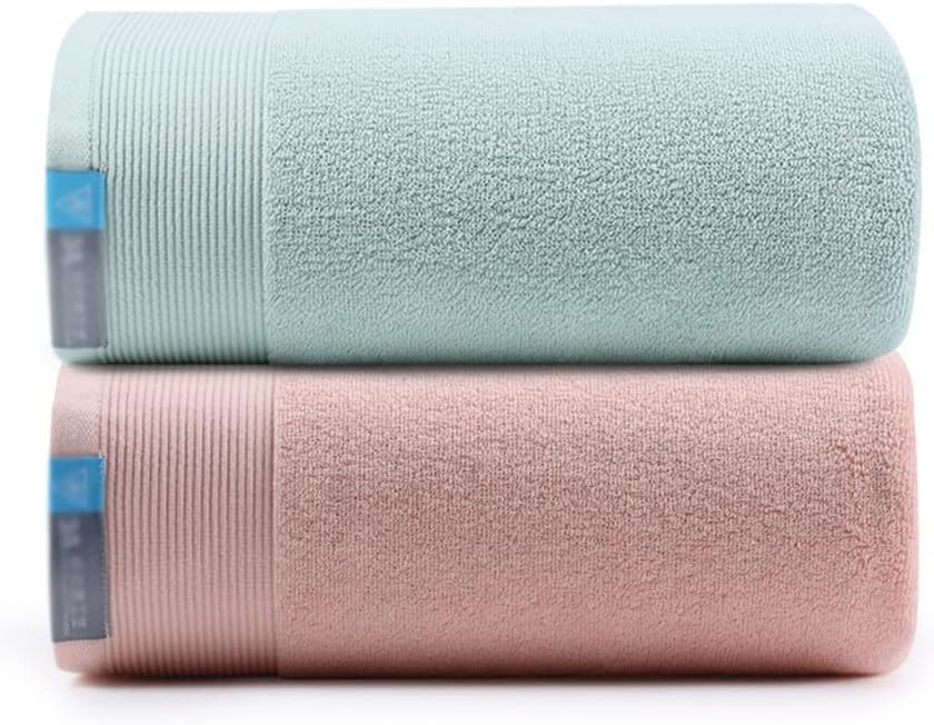 Hotel Big Bath Towel Female Home with Water Absorption Good Male Full Cotton Wrapped(B 2PS)