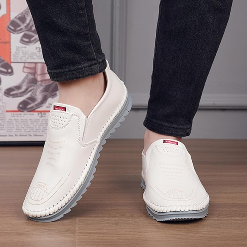 Mocasines informales de piel para hombre