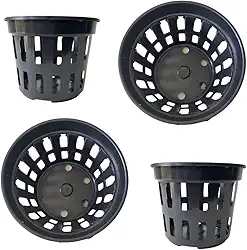 Kit 20 Vasos Vazado Para Plantar Plantas E Orquídeas Vs 15 Plastico Alta Drenagem Plantio Jardim Cultivo