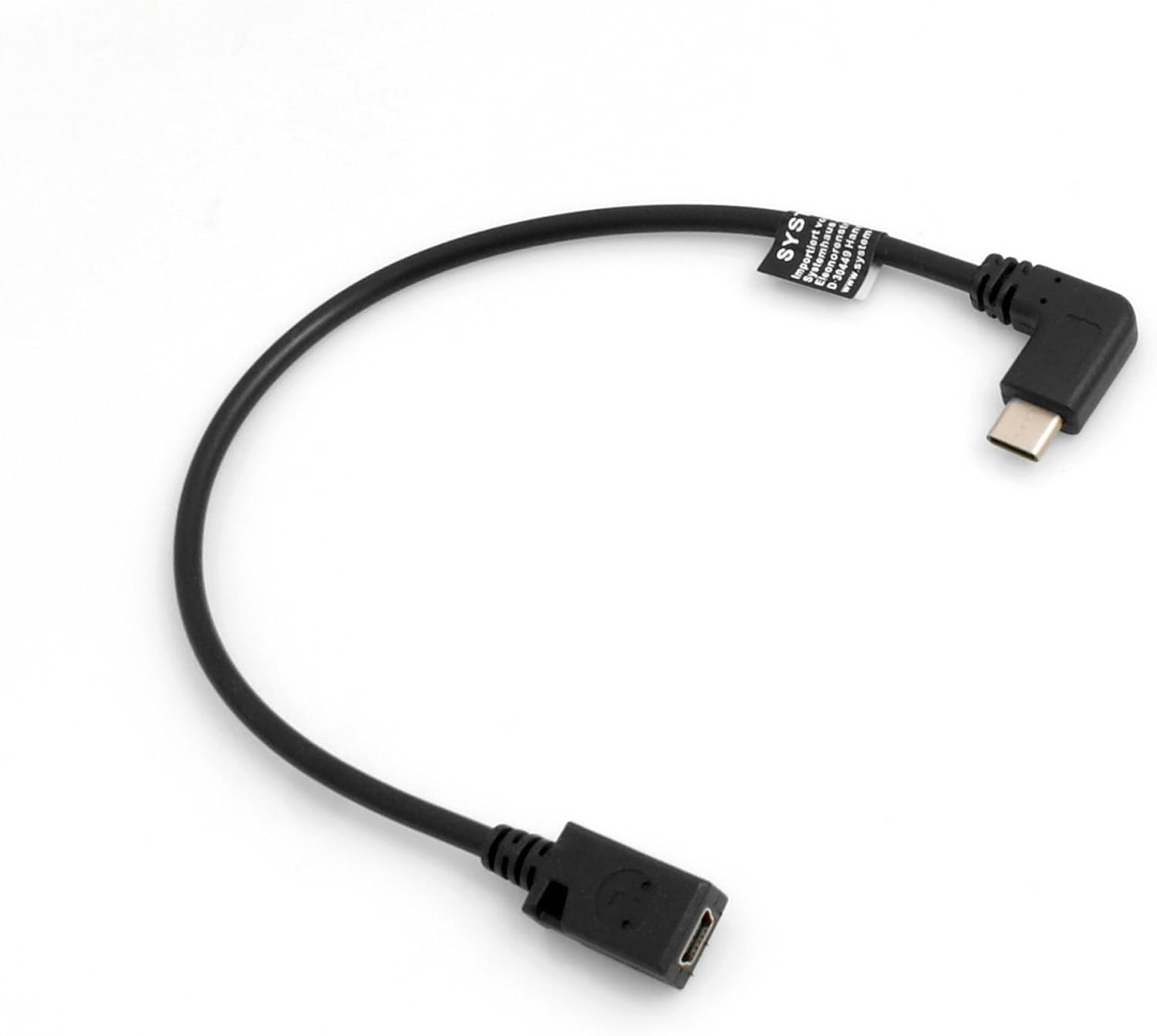 SYSTEM-S Mini USB maschio a Micro USB femmina adattatore OTG