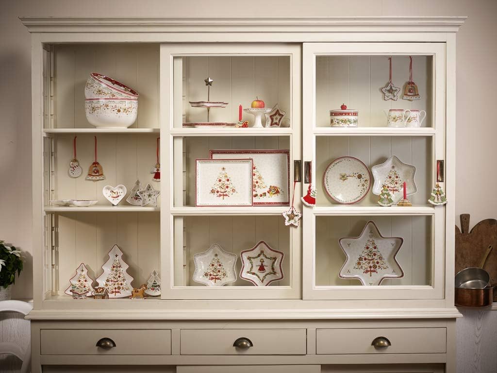 Bеѕt Sеllеr Winter Bakery Delight Cake Plate by Villeroy & Boch - Perfect for Christmas Gift or Entertaining - Premium Porcelain - Dishwasher and Microwave Safe - Gift Boxed – 15.3 x 10.4 Inches