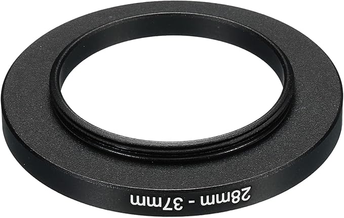 Anillo Adaptador Metal 28mm-37mm Negro PATIKIL miniatura 3
