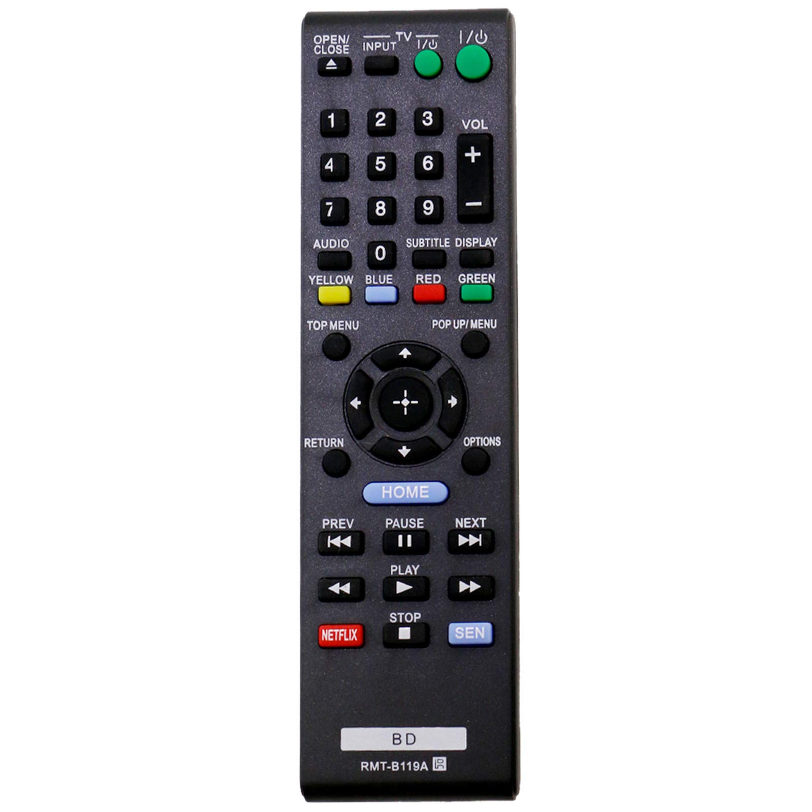 Amazon.com: RMT-B119A New Replacement Remote Fit for Sony Blu-ray