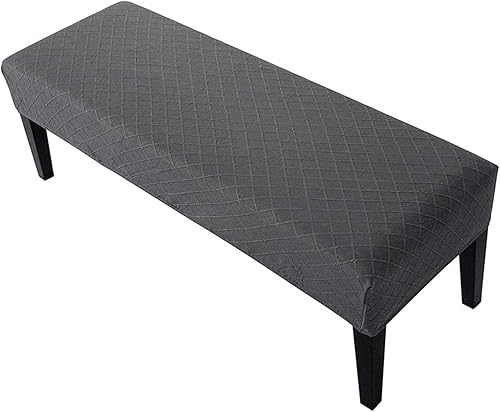 Miniatura 8 de Balana Fundas de banco de comedor, fundas elásticas de elastano tapizadas, funda de banco extraíble antipolvo, funda protectora de asiento lavable
