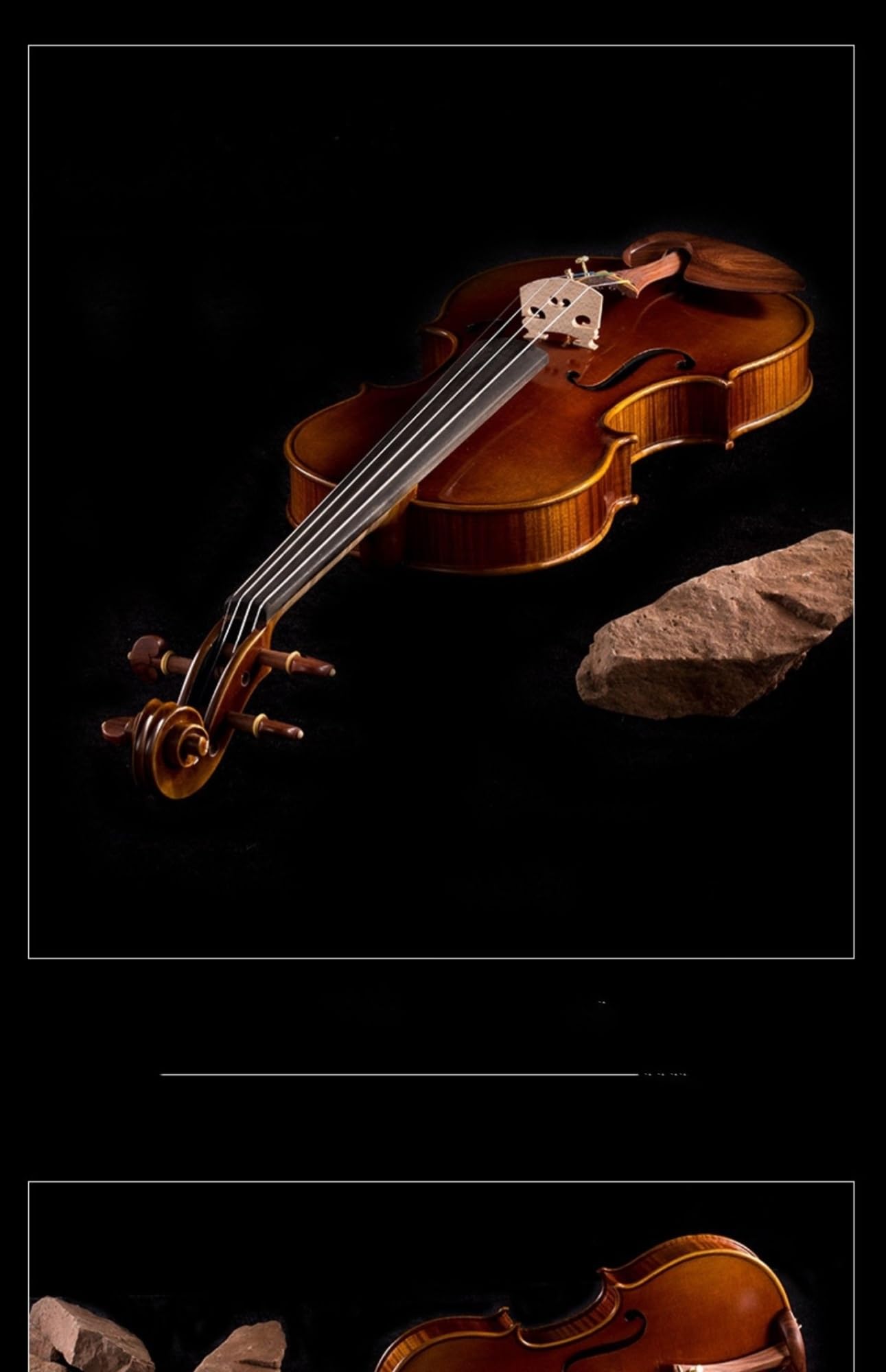 Geige Violine Professionelle Europäisches Material Italienischer Stil Violine Für Erwachsene Handgefertigt(4/4)