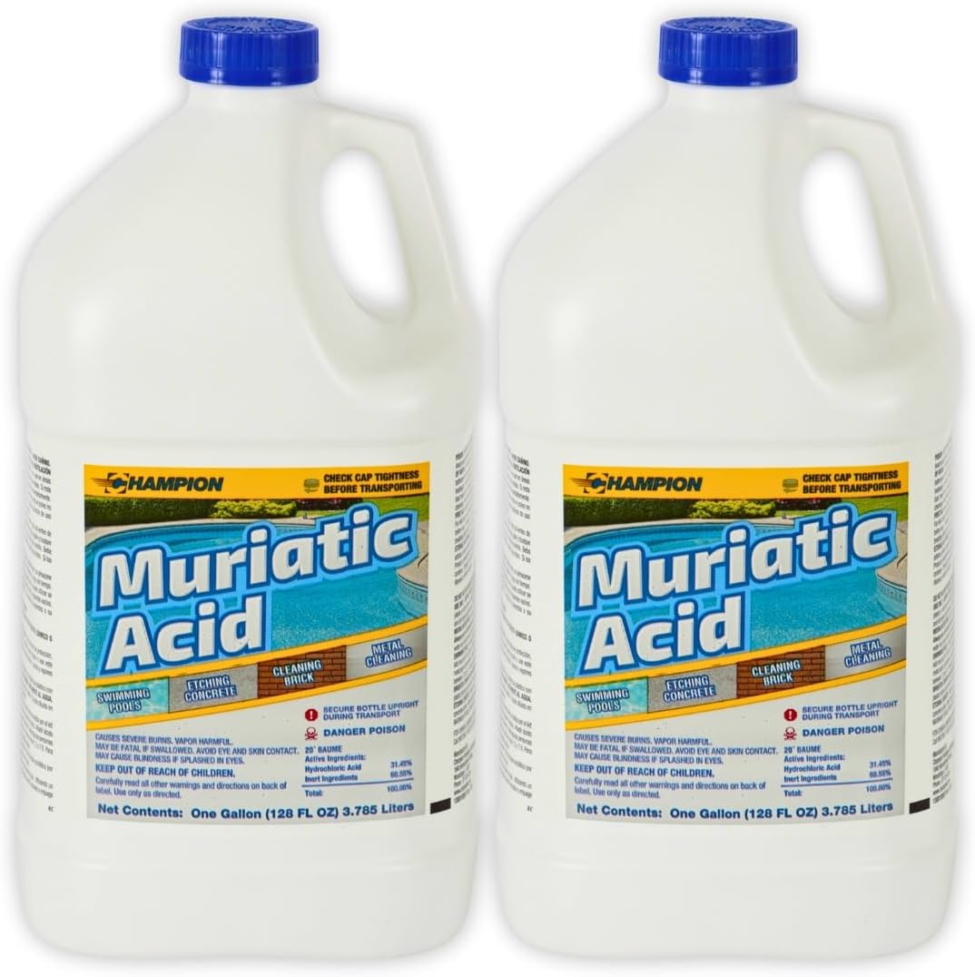 Amazon.com : Champion Muriatic Acid for Swimming Pools & Spas - Lower's ...