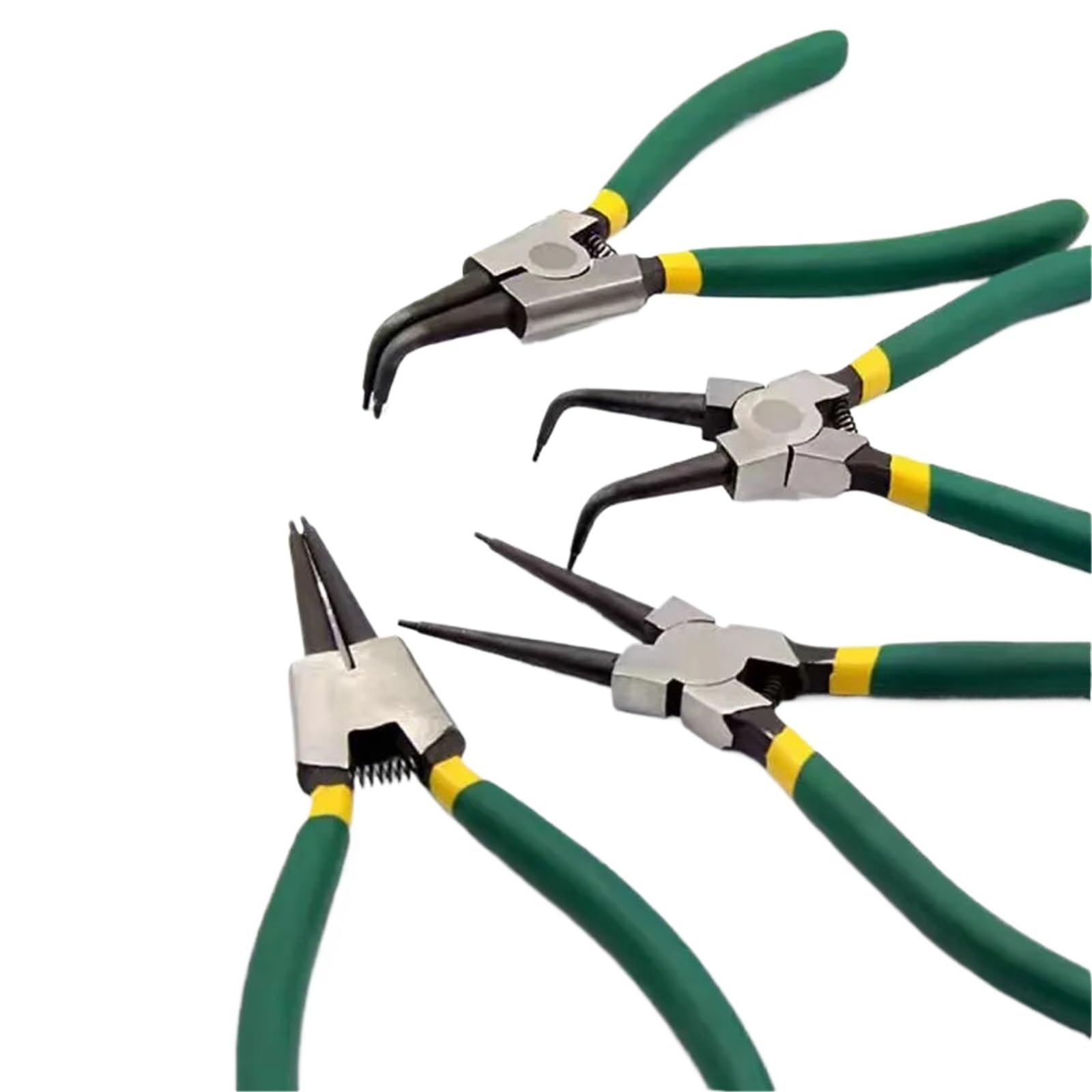 Mdsrfgn Circlip Pliers 4Pcs Pliers Kit Snap Ring Pliers Set Internal/External Circlip Install Uninstall Kits Rings Puller Hand Plier(,5Inch)