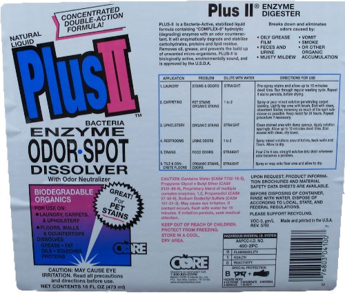 Unbelievable! P2-100 Plus II 16 Oz Odor & Spot Remover miniatura 3