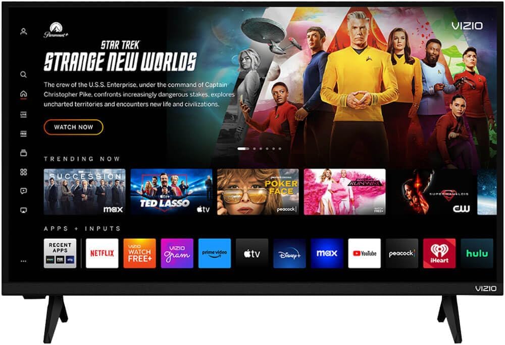 Vizio D32F-G D-Series 32-inch Class 1080p LED LCD Smart Full-Array LED LCD TV (2019 Model) (Renewed)