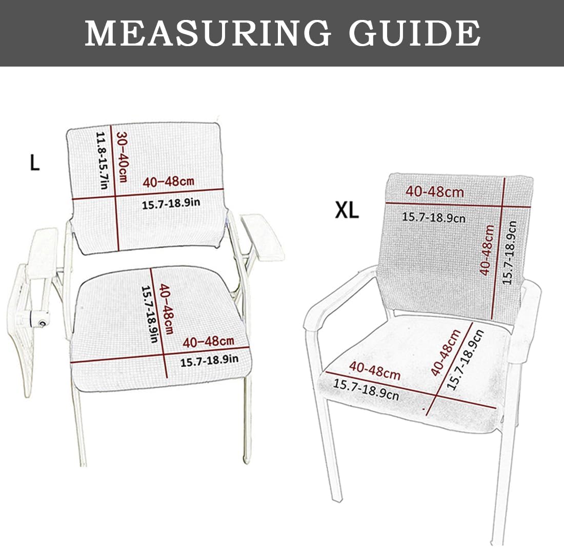 Office Guest Chair Cover Split Protective Reception Armchair Slipcover Stretchable Chair Slipcover Covers with Arms for Office Reception School Church Guest L Set of 4 Black