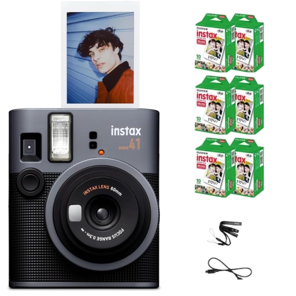 Fujifilm Instax Mini 41 Instant Film Camera (Camera + Extra Film (60 Exposures))-picture-10