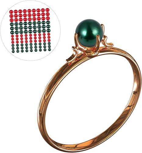 Miniatura 6 de EXCEART 8 paquetes de perlas falsas de perlas no porosas, cuentas espaciadoras para jarrón, cuentas de relleno, maquillaje, mini no porosas