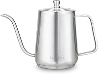 Vista 9 de Easyworkz Calibre cuello de cisne verter sobre la tetera de café de acero inoxidable de 12 onzas con boquilla larga y estrecha