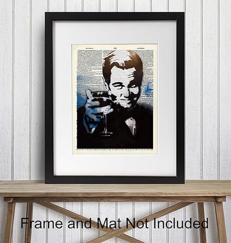 Miniatura 2 de Banksy Leonardo DiCaprio Poster Wall Art Print - Unique Home Decor for Bar, Kitchen, Office - Congratulations Gift for Bachelor Party Celebration -