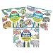 Melissa & Doug Jumbo Coloring Pad 3-Pack (Multi-Theme, Animals, Vehicles)
