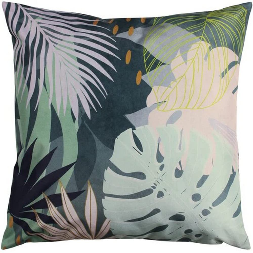 B&Q - Furn. Leafy Botanical Outdoor Cushion Cover