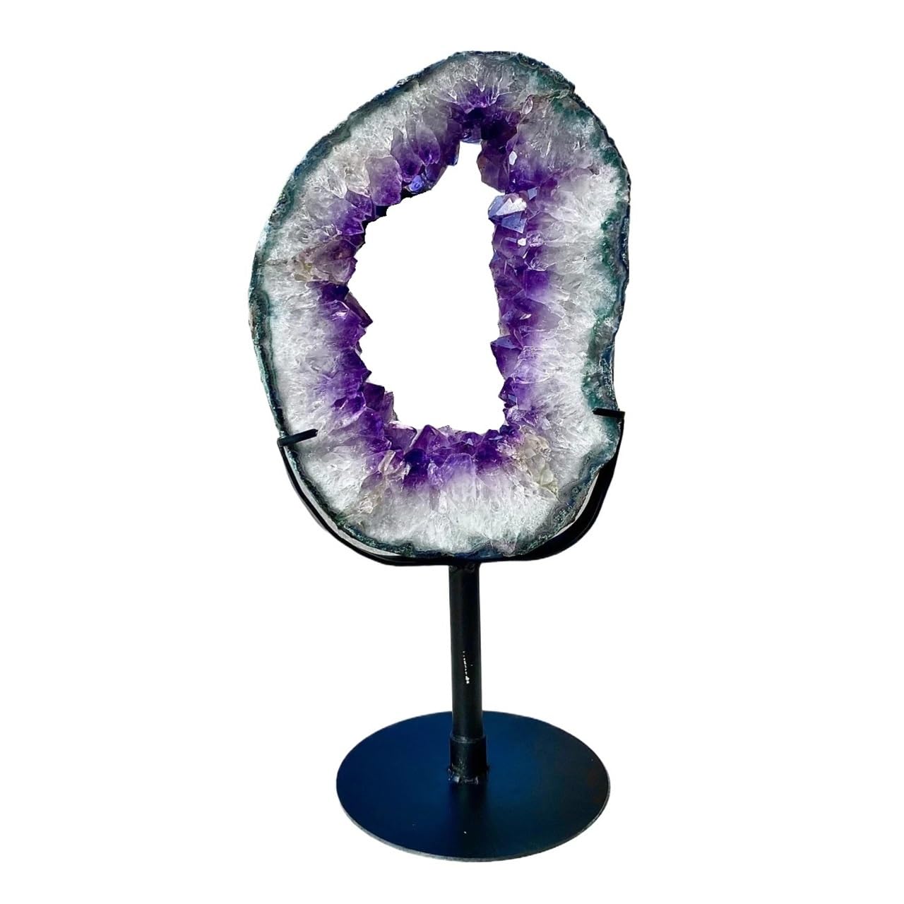 BKGWCSOR 1pcs 6-7kg Purple Geode Ore Crystal Cluster Home Office Decoration Gift