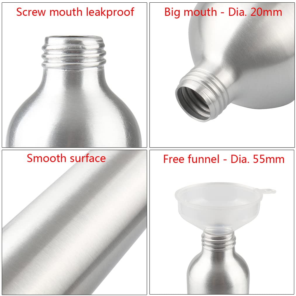 12 Pezzi 30 ml Bottiglie Spray Argento Vuote in Alluminio con Pompa Trasparente Fine Nebbia Flacone Spray per Giardinaggio, Piante, Fiori, Parrucchiere, Cosmetico, Viaggiare
