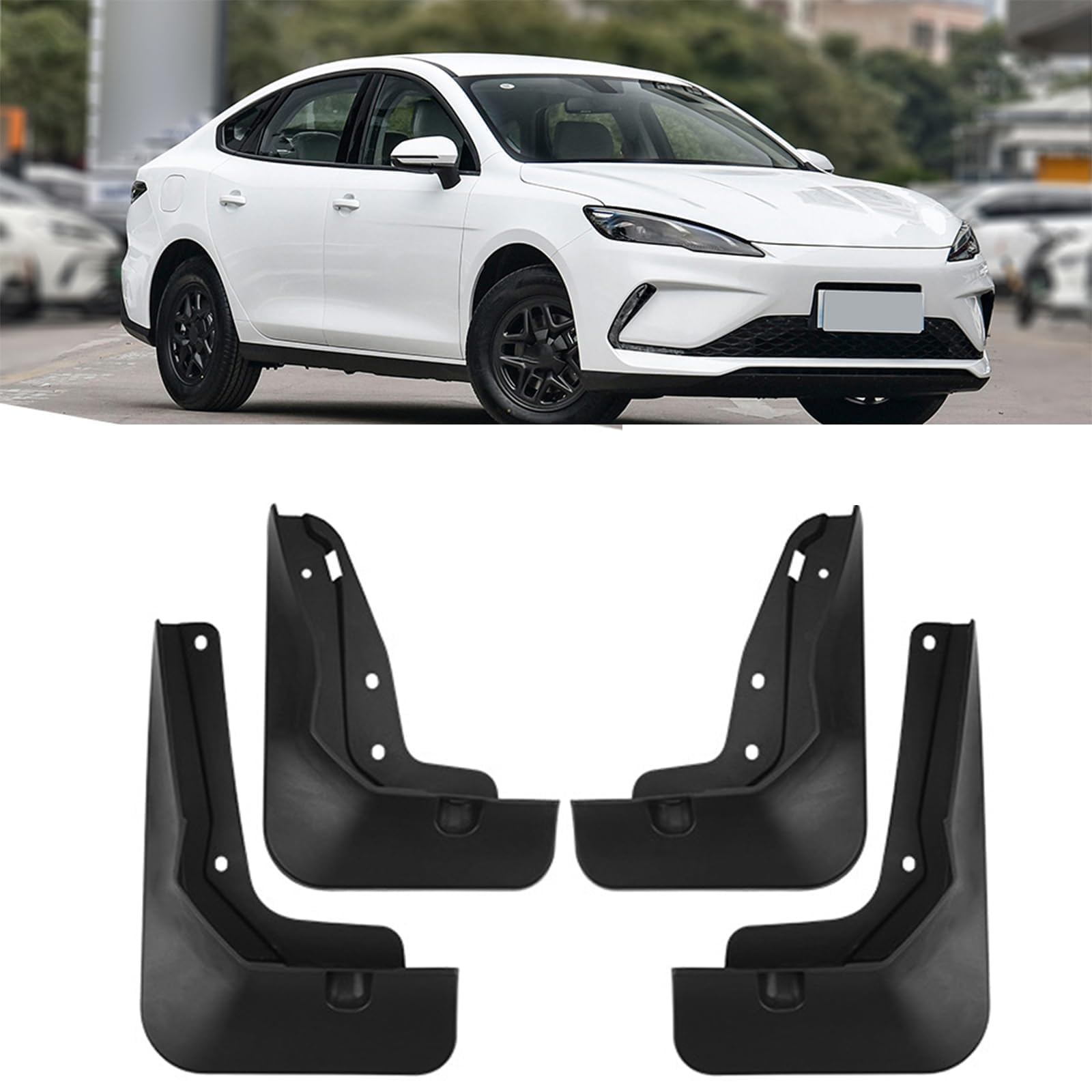 NYSLDSCO 4Pcs Premium Mud Flaps for BYD Seal 05 DM-i 2025 Front and Rear Splash Guards Durable Mudguards Protection Against Road Debris