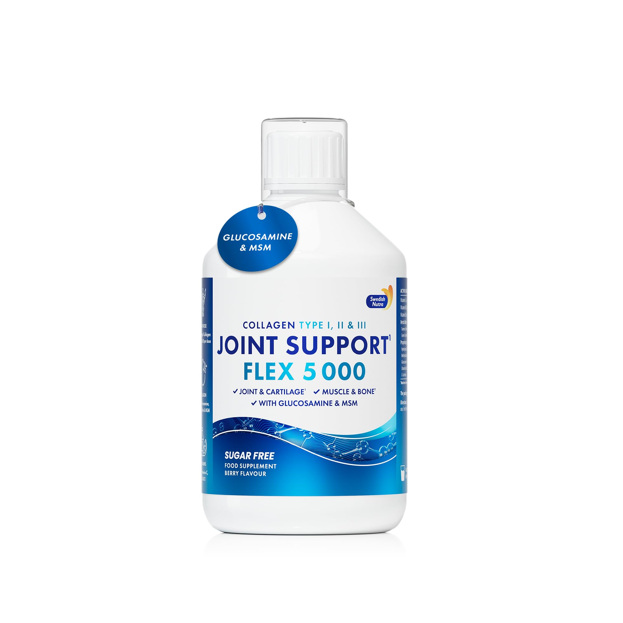 Swedish Nutra Liquid Collagen Joint Support Flex, 5,000 mg, 500 ml, 33 Day