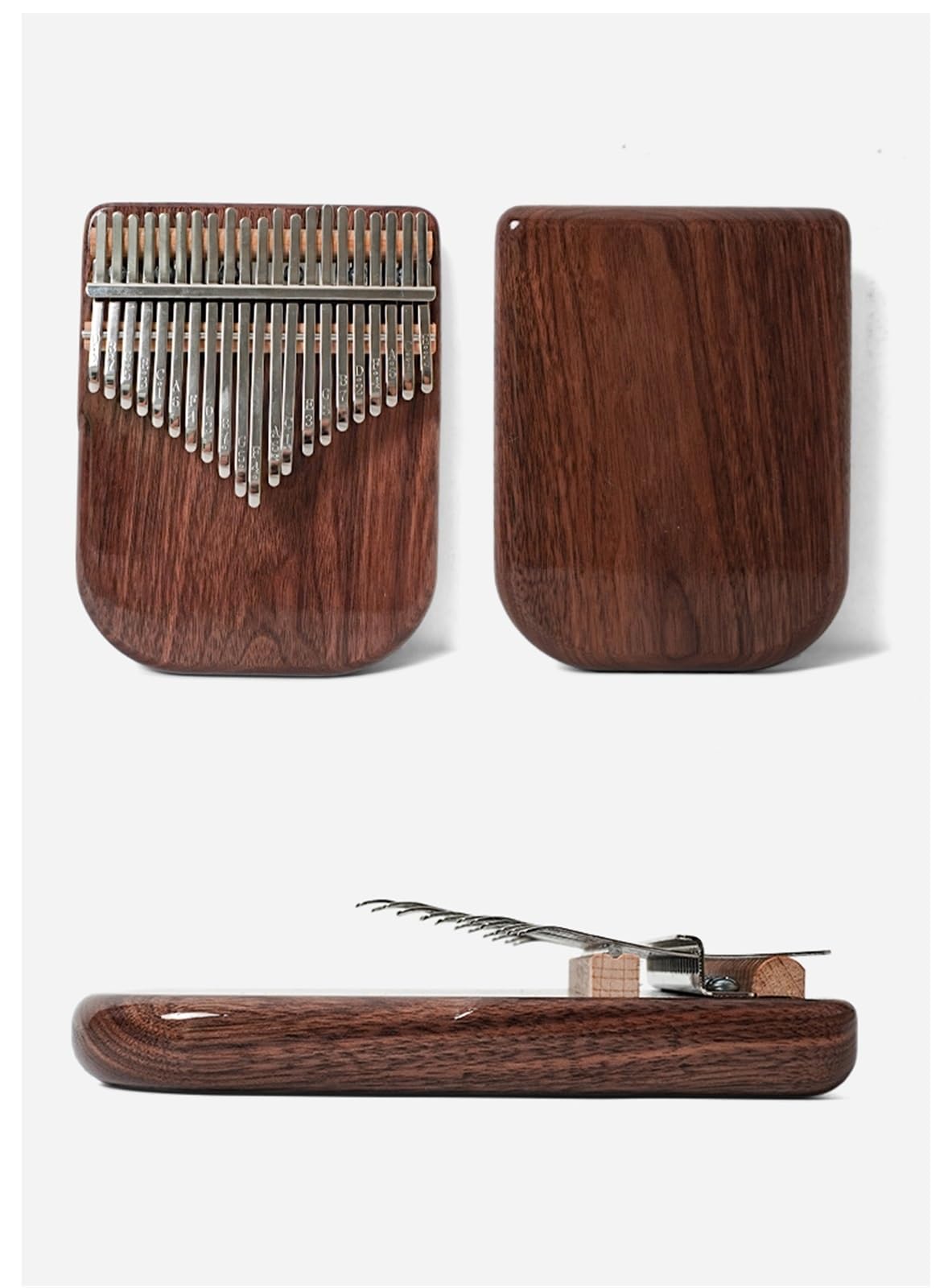 Kalimba Z 21 Nutami Z Czarnego Orzecha Włoskiego Fortepian Kciukowy Kalimba