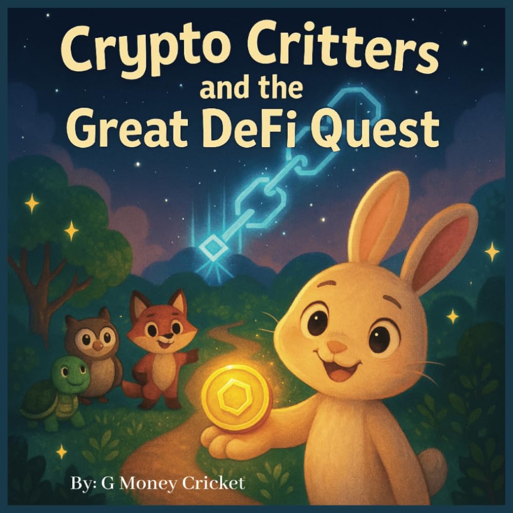 Crypto Critters and the Great DeFi Quest: A Fun and Illustrated Guide to Decentralized Finance for Curious Kids, Young Adults, and All Ages! Easy to
