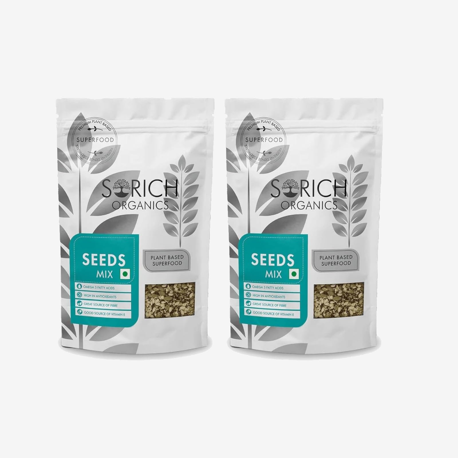 Sorich Organics 6-in-1 Seed Mix 400gm | Healthy Seeds | Healthy Snacks Mixed Seeds Hair Growth | High Protein|Diet Food | Vegan | Gluten Free (B0DFQ4GW2R) Amazon Price History, Amazon Price Tracker