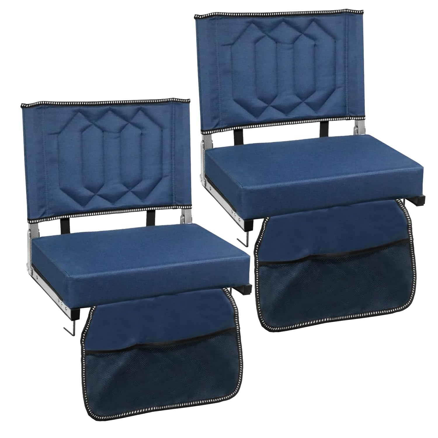 Portable Folding Stadium Chair with Back Support