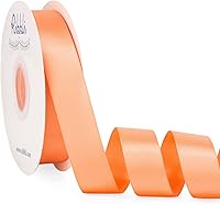 Vista 78 de Ribbli - Cinta de satén burdeos de doble cara, 1 pulgada x 50 yardas - Cinta burdeos oscuro de satén para envoltura de regalos, manualidades