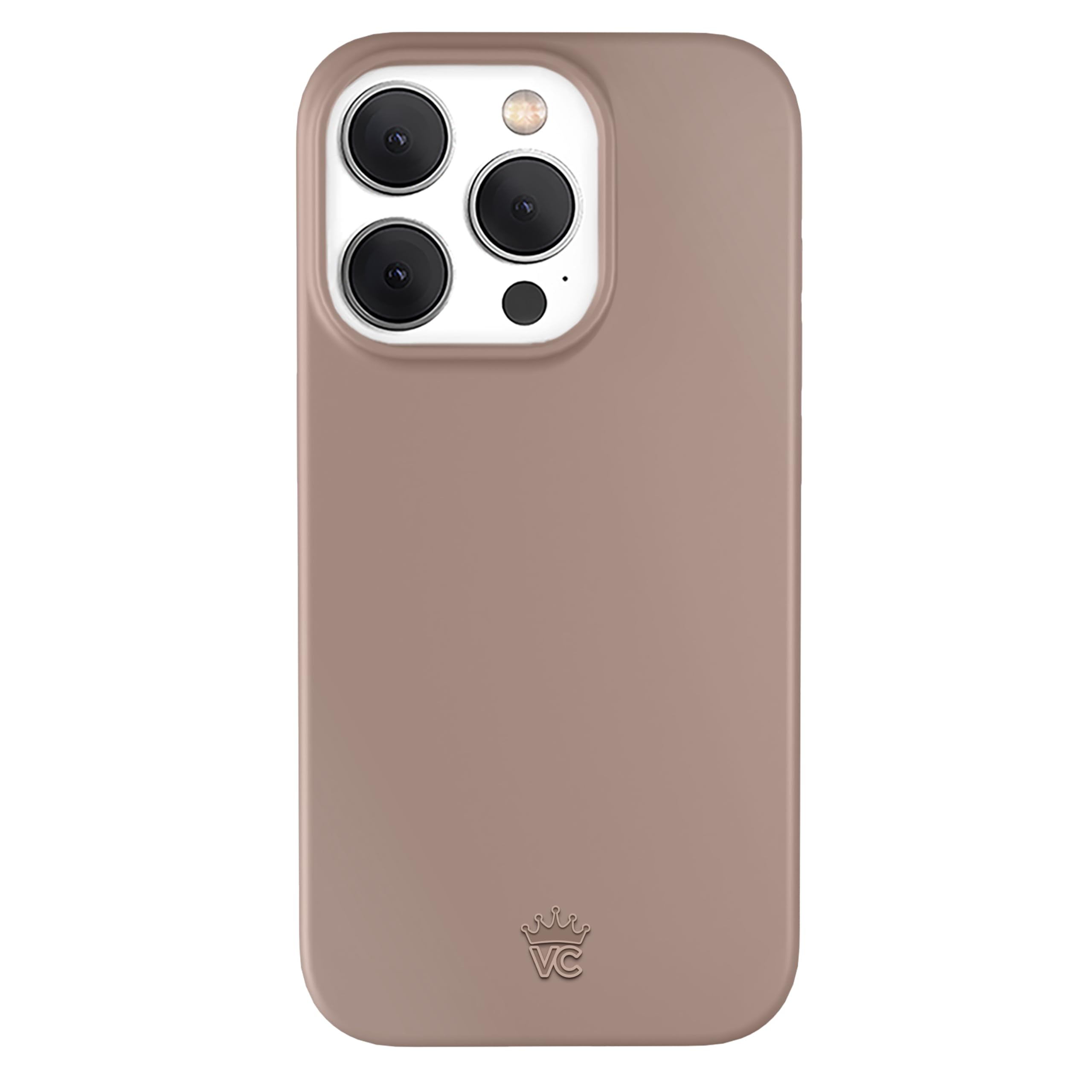 VELVET CAVIAR for iPhone 15 Pro Case - Compatible with MagSafe - 10ft Drop Protection (Brown Cashmere Taupe)