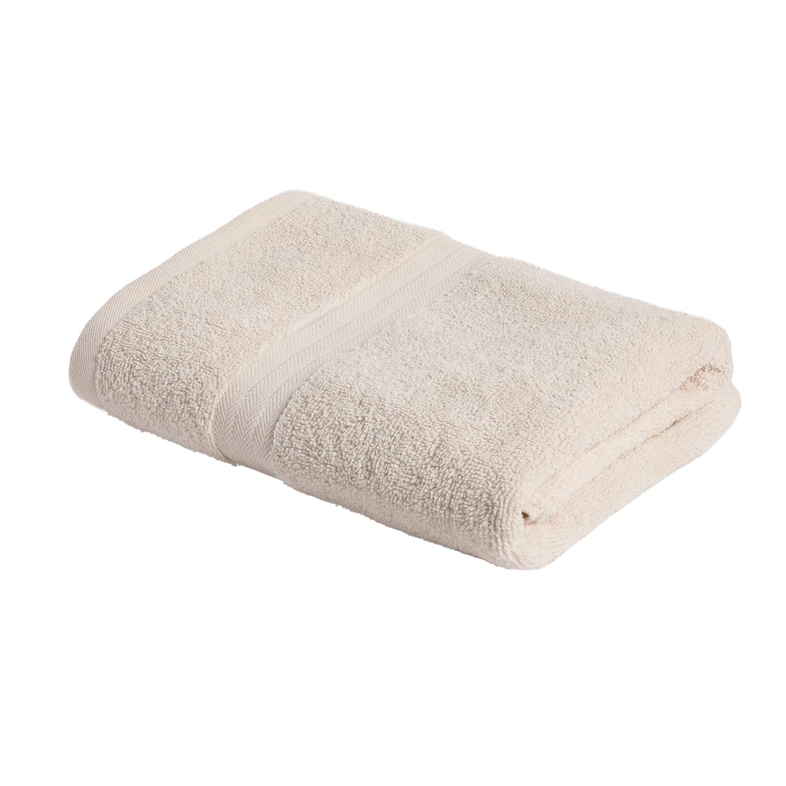 OHS Bath Sheet Towels Bath Towel Bathroom Towels, Cream - 150 x 90cm