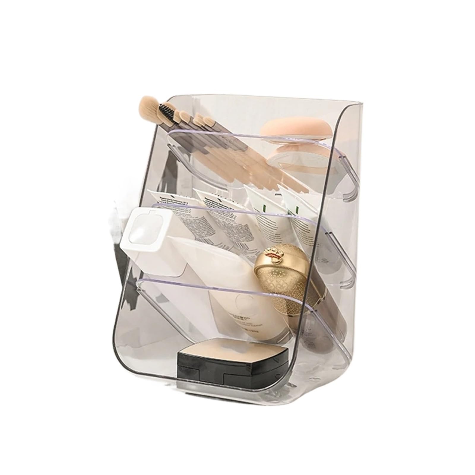WEOKDFHA Clear Pencil Holder 1PCS Desktop Pen Holder Stationery Organiser Transparent Slanting Shelf Bathroom Vanity Multifunctional
