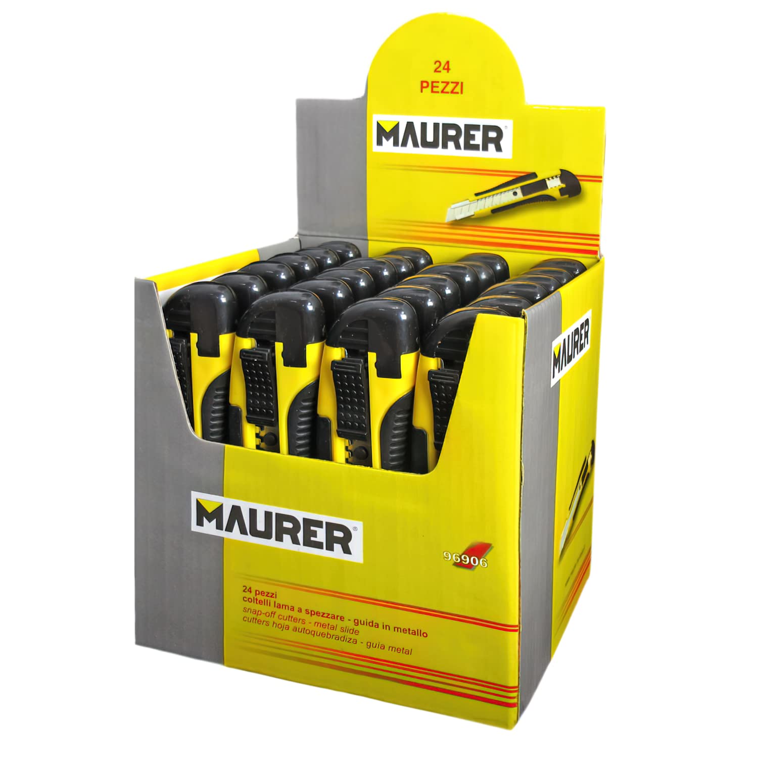 Maurer 2510781 Maurer-Cutter, 18 mm, Con 2 Fogli, Espositore 24piezas)