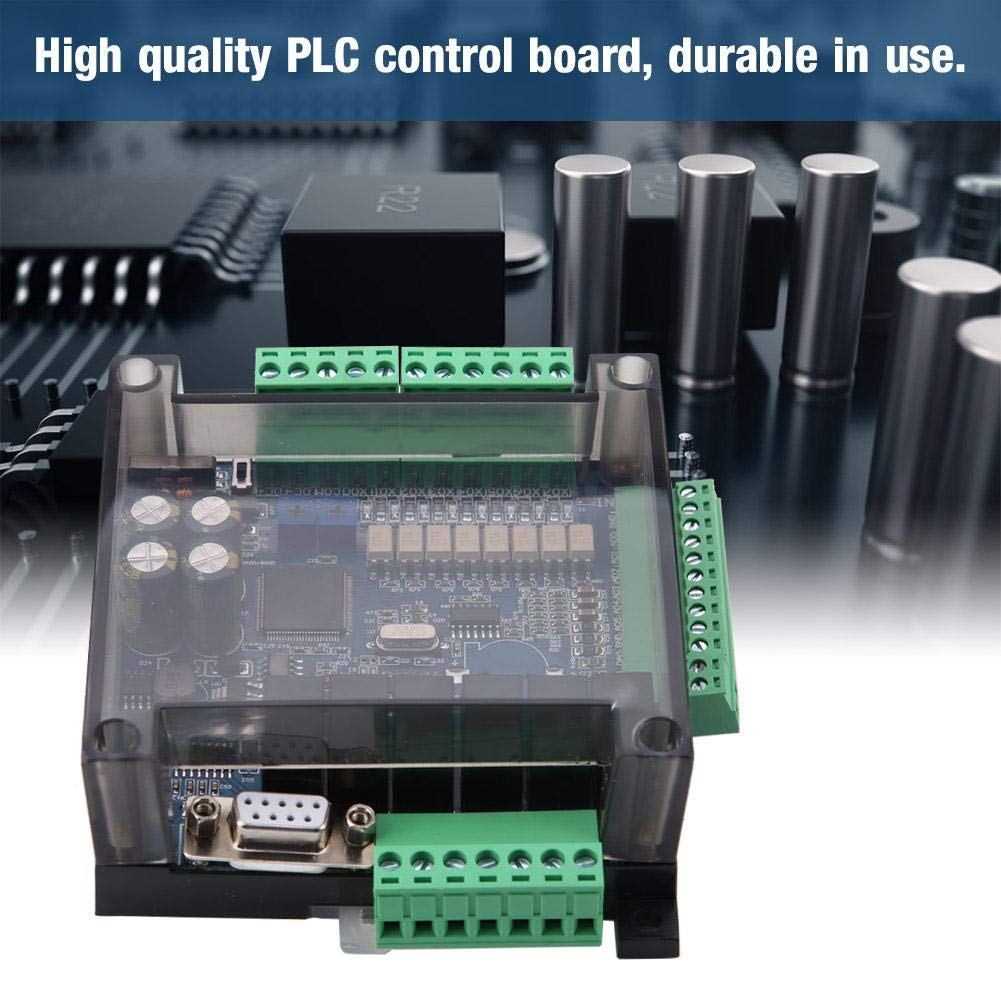 Osmond FX3U-14MR PLC - Placa de control industrial 8 entradas 6 salidas de relé de control programable, 24 V control PLC